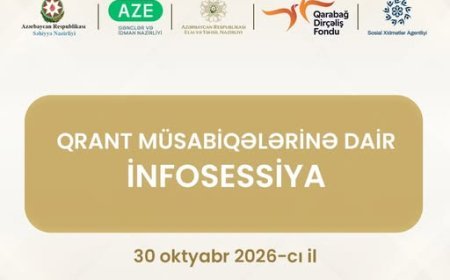QHT-lər üçün qrant müsabiqələrinə dair infosessiya keçiriləcək