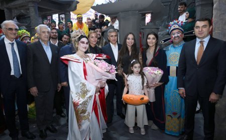 Heydər Əliyev Fondunun vitse-prezidenti Leyla Əliyeva “Turandot” tamaşasının premyerasını izləyib (FOTO)