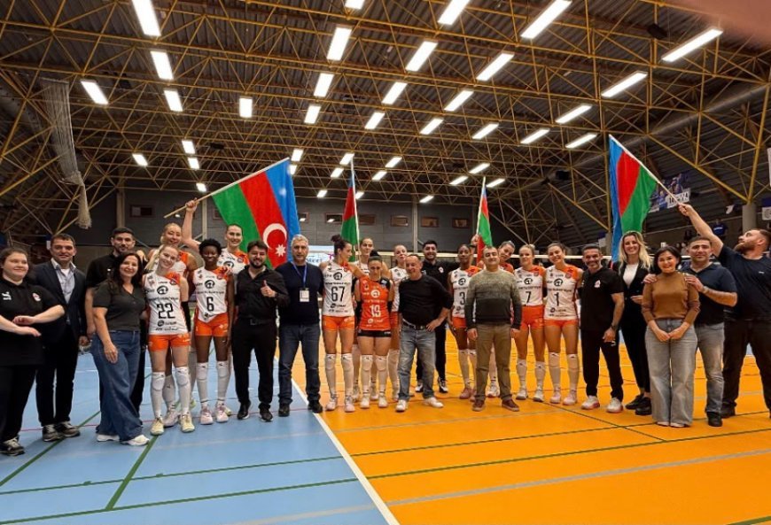 Azərbaycan voleybol klubu Danimarkada qələbə qazanıb